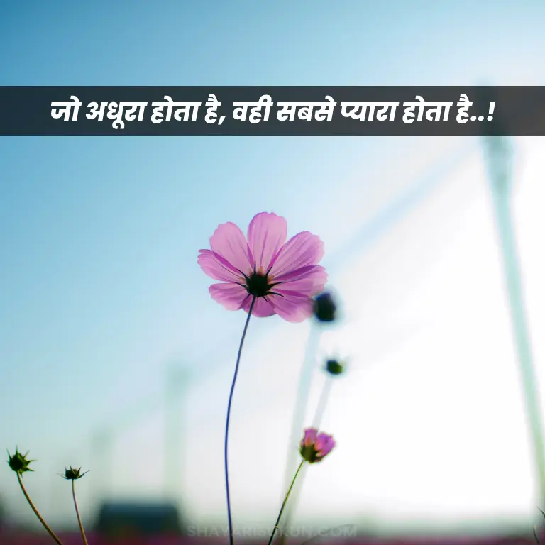 Motivational 1 Line Shayari in Hindi