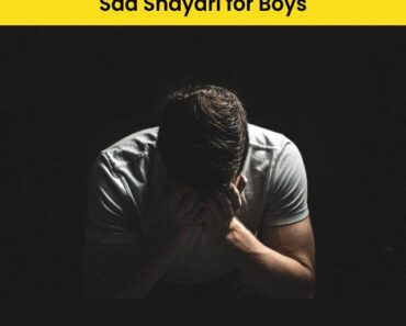 Sad Shayari for Boys