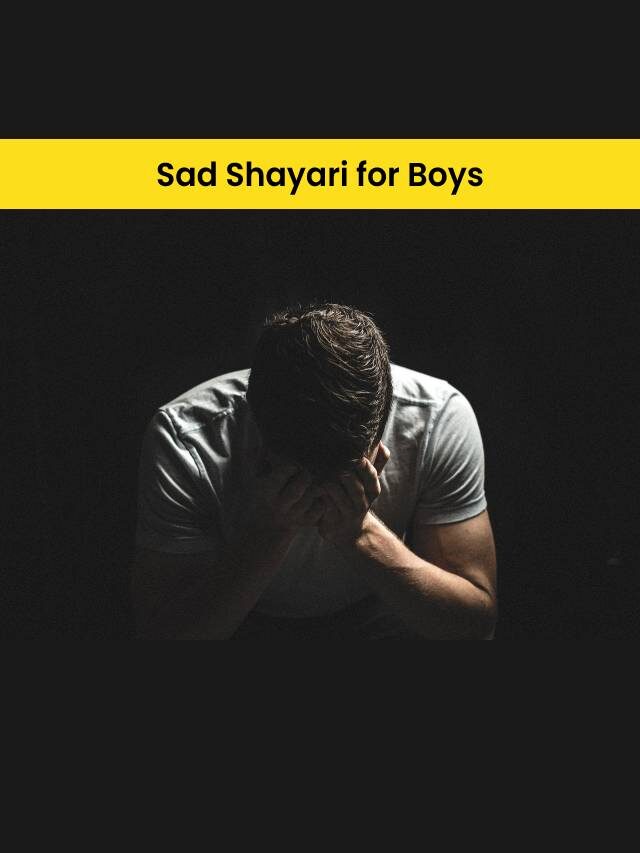 Sad Shayari for Boys